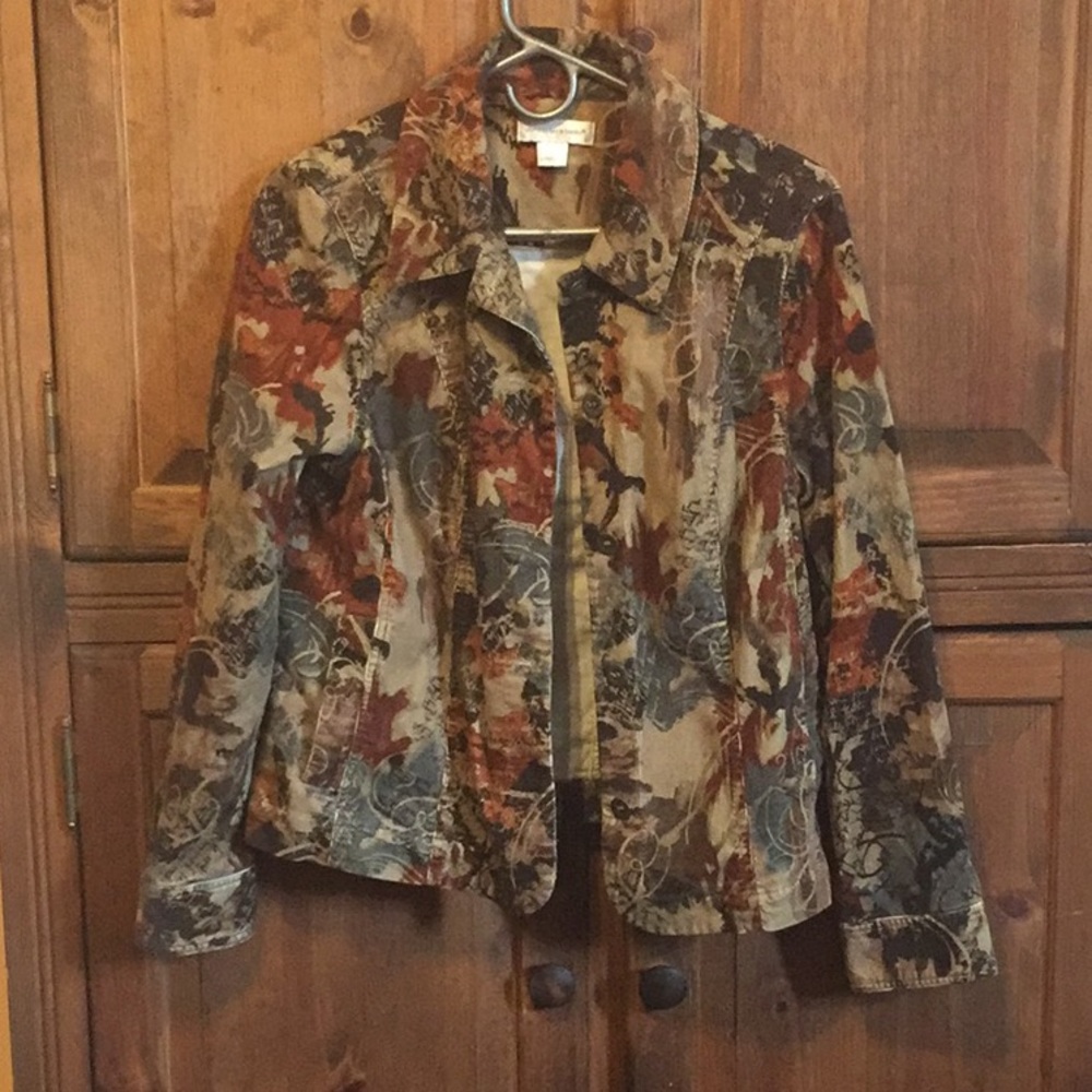 Christopher & Banks Fall Color Corduroy Jacket🧥🍁